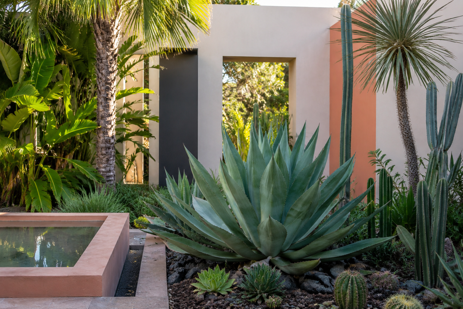 Comment créer un jardin exotique et architectural avec des agaves ?