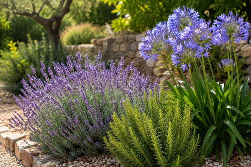 Lavande, romarin, agapanthe : le trio increvable pour un jardin sans arrosage