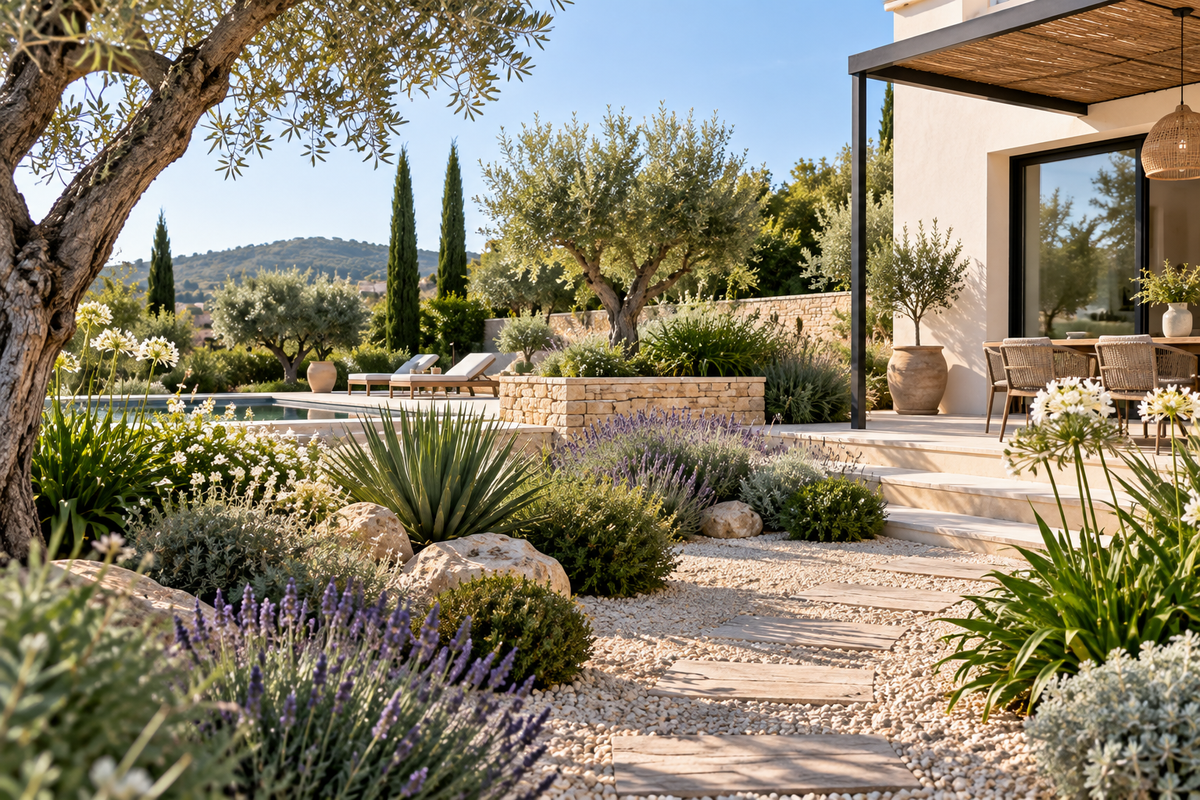 Comment aménager un jardin méditerranéen moderne ?