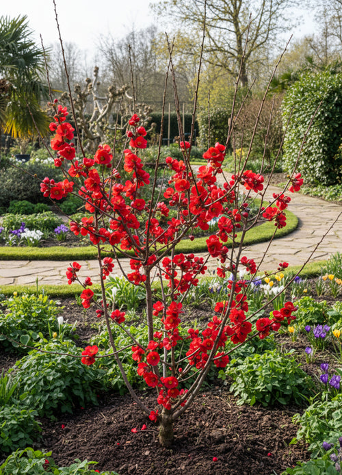 Cognassier du Japon à fleurs (Chaenomeles japonica)