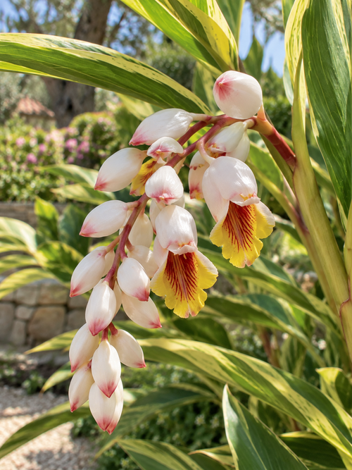 Gingembre coquille (Alpinia zerumbet Variegata)